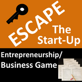 Entrepreneurship Business Game - Escape Start-Up Activity