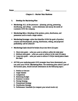 Preview of Entrepreneurship - Chapter Notes and Test - Product and Pricing Strategies