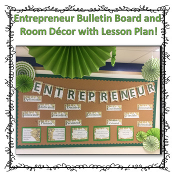 Preview of Entrepreneurship Class Business Education | Bulletin Board Classroom Décor