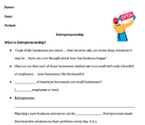 Entrepreneurship Guided Notes