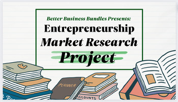 Preview of Market Research Project - Entrepreneurship Projects (New Item)