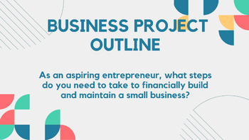 Preview of Entrepreneurship Outline Powerpoint