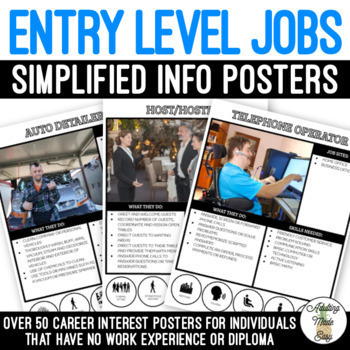 Preview of Entry Level Jobs Posters