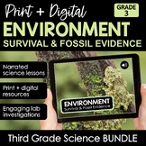 Environment, Survival, Fossil Evidence 3rd Grade Science B
