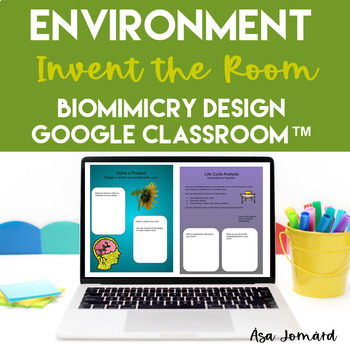 Preview of Environment Sustainability | GOOGLE Classroom™ Invent the Room Back to School