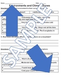 Environment and Climate Zone Worksheet