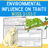 Environment and Traits: 3rd Grade Science Packet & Task Ca