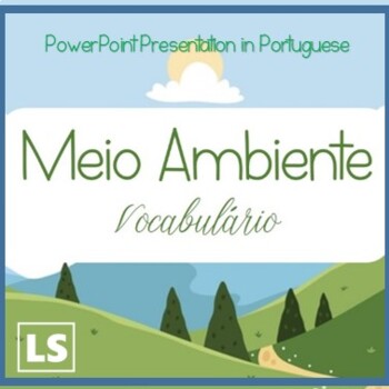 Preview of FREE: Environment in Portuguese - Meio Ambiente em Português PowerPoint