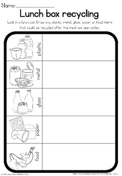 Environment observation worksheet by Little Blue Orange | TPT