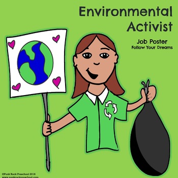 Preview of Environmental Activist Job Poster - Discover Your Passions