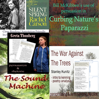 Preview of Earth Day Bundle - Persuasion, Rhetoric and Authorial Message