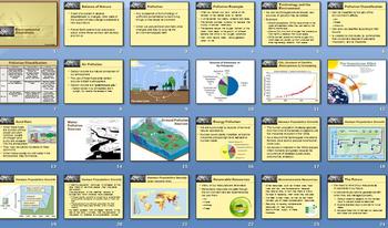 Preview of Environmental Awareness Smartboard Notebook Presentation Lesson Plan