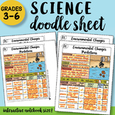 Environmental Changes Predictions - Doodle Sheet - So Easy