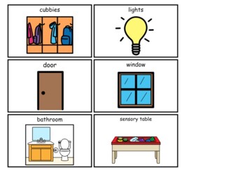 Preview of Early Childhood/Elementary Environmental Classroom Labels & visuals