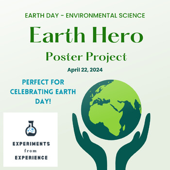 Preview of Earth Hero Research Project (Environmental Science, Life Science) End of Year