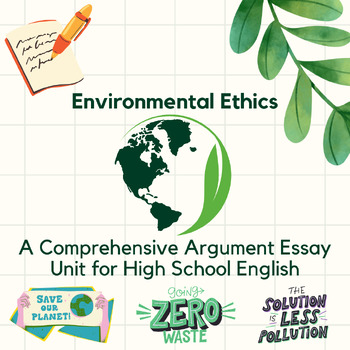 Preview of Environmental Ethics: An Argument Essay Unit for High School English