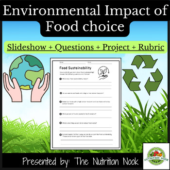 Preview of Environmental Impact of Food Choice: Food Sustainability Unit for Elementary