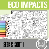 Environmental Impacts Card Sort Activity | Seek and Sort S