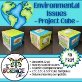 Environmental Issues ~ 3D Research Project Cube