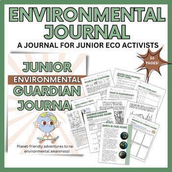 Preview of Environmental Journal; Eco Activities; Environmental Science Workbook