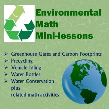 Preview of Environmental Math Mini-lessons Bundle