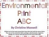 Environmental Print ABC Booklet