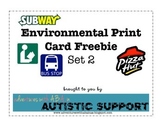 Environmental Print Card Set 2 (Freebie)