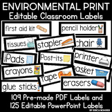 Environmental Print Classroom Labels | ESL Classroom Label