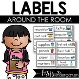 Environmental Print Classroom Centers Labels with Pictures