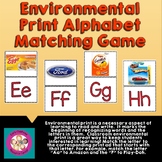 Letter Matching:  Environmental Print