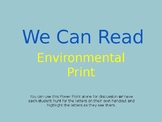 Environmental Print Powerpoint