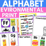 Environmental Print Alphabet Activities Printables for Pre