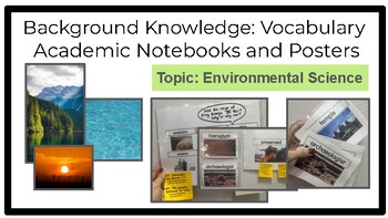 Preview of Environmental Science: Background Knowledge and Vocabulary Posters