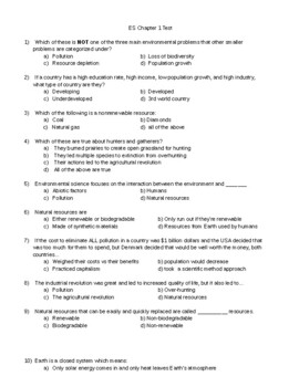 holt mcdougal environmental science critical thinking answers