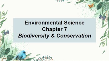 Preview of Environmental Science Ch 7: Biodiversity&Conservation MS Word Guided Notes & Ppt