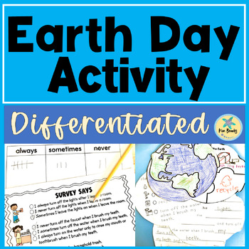 Preview of  Environmental Science Earth Day Activity with Math & Writing 