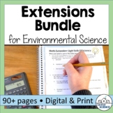 Skills Extension Pages for Environmental Science
