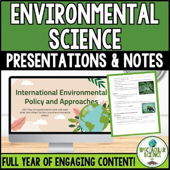 Preview of Environmental Science Full Year Presentations & Notes Bundle