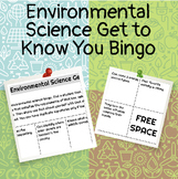 Environmental Science Get to Know You Bingo