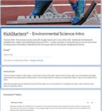 Environmental Science KickStarters® - Online Blended Dista