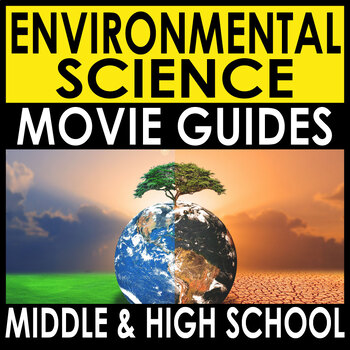 Preview of Environmental Science Movie Guide BUNDLE + Answers Included - Sub Plans (20%OFF)
