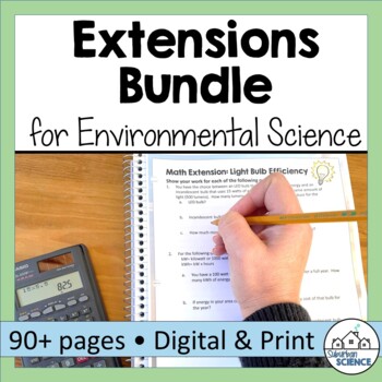 Preview of Data Analysis and Critical Thinking Skills Extensions in Environmental Science