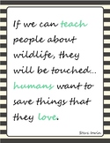 Environmental Science Quote Posters