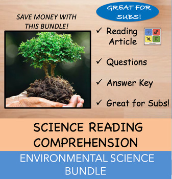 Preview of Environmental Science Reading Comprehension - BUNDLE