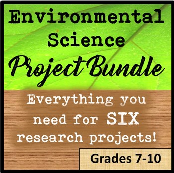 Preview of Environmental Science & Ecology Research Project Bundle