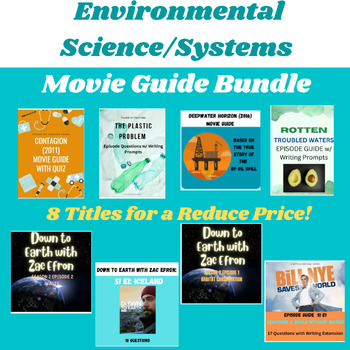 Preview of Environmental Science/Systems Movie Guide Bundle!