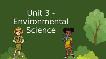 Preview of Environmental Science Unit PowerPoint