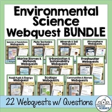 Environmental Science Webquest Bundle - Lessons for all 4 
