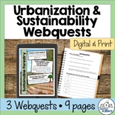 Environmental Science Webquest Set - Land Use, Urbanizatio