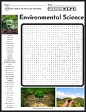 Environmental Science Word Search Puzzle